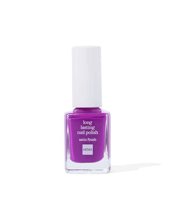 langhoudende nagellak 314 popping purple - 11240314 - HEMA