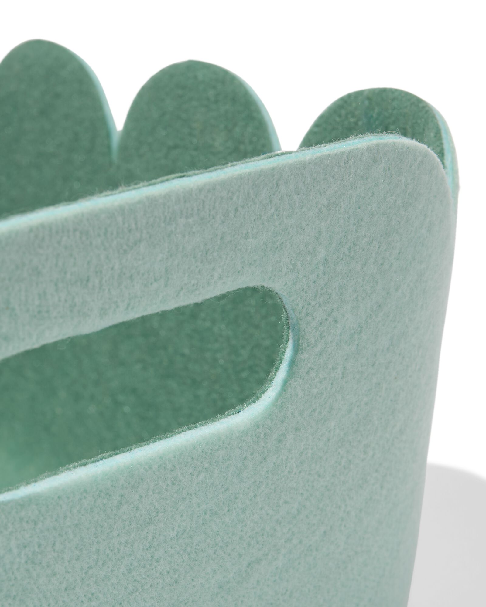 mand 33x14cm vilt lichtgroen - 39800043 - HEMA