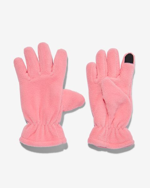 Kinder-Touchscreen-Handschuhe rosa 146/152 - 16790254 - HEMA