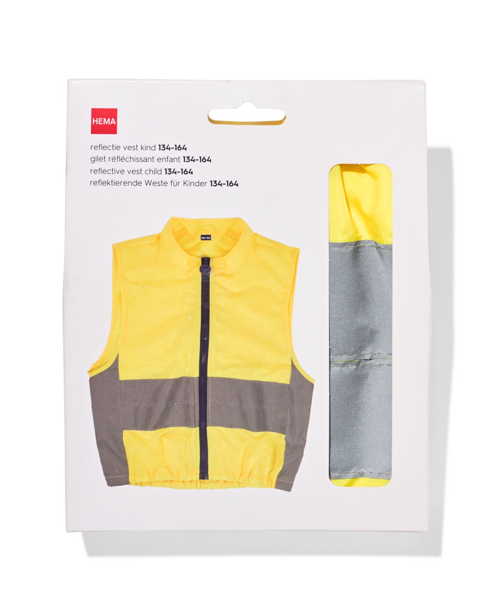 gilet de s&eacute;curit&eacute; r&eacute;fl&eacute;chissant pour enfants taille 134/140-158/164 - 41150096 - HEMA