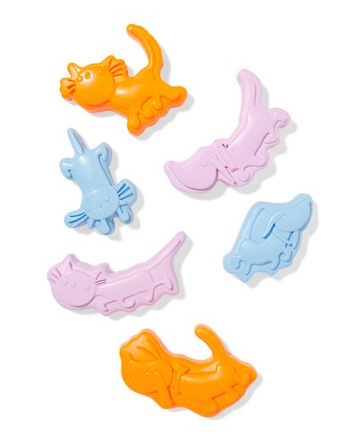 Takkie en Siepie zandvormpjes - 6 stuks - 15800204 - HEMA