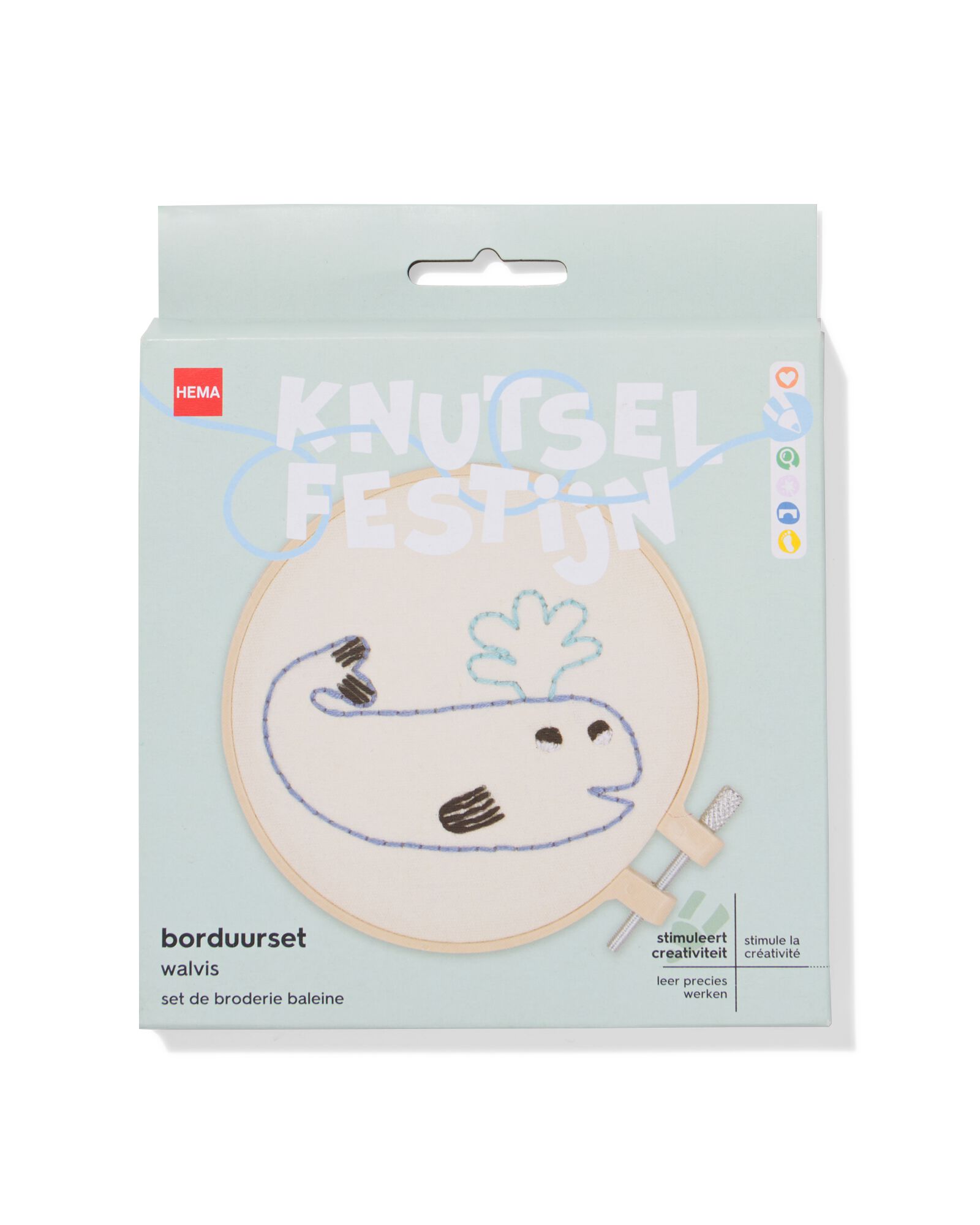 kit de broderie baleine - 15900355 - HEMA