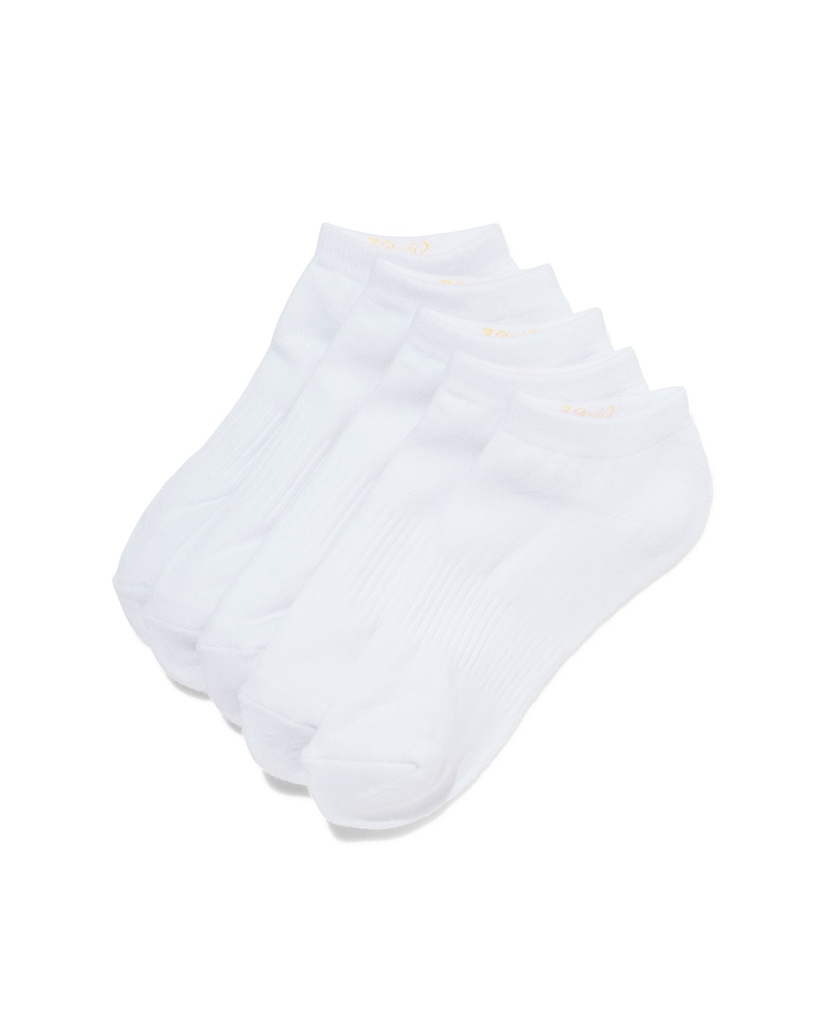 5 paires de socquettes homme sport blanc blanc - 1000028316 - HEMA