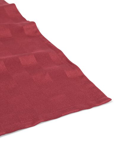 nappe 145x320cm jacquard bordeaux  - 5300139 - HEMA