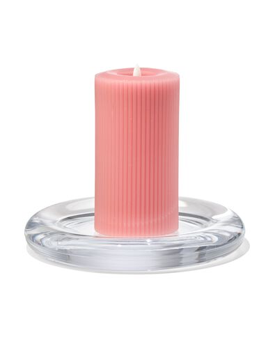 dessous-de-bougie ⌀20x3cm verre - 13326050 - HEMA