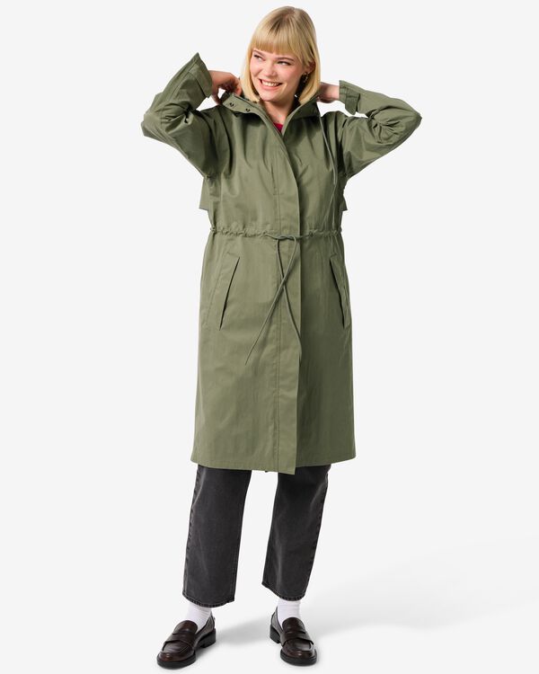 regenjas voor volwassenen khaki khaki - 34450050KHAKI - HEMA
