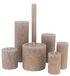 bougies rustiques taupe taupe - 1000025968 - HEMA