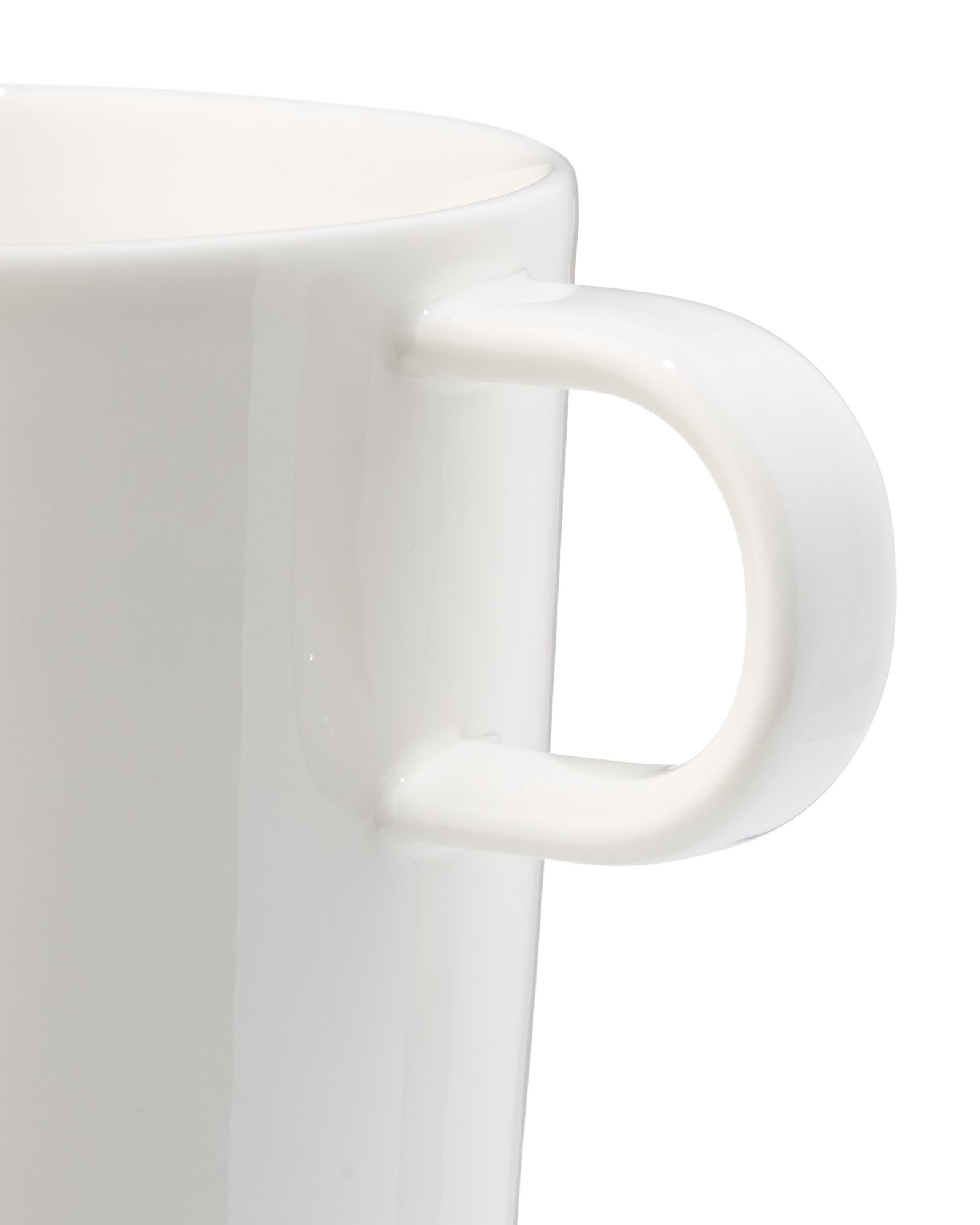 mug &agrave; cappuccino 350 ml KNAP new bone blanc - 80660302 - HEMA
