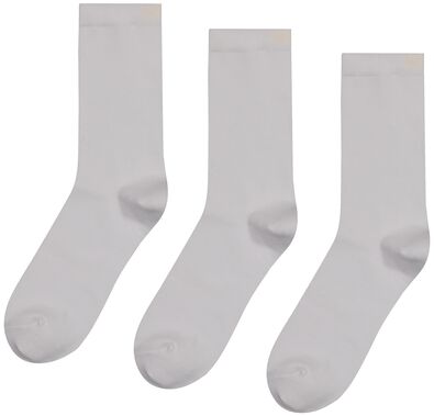 3 paires de chaussettes femme avec bambou blanc - 1000026983 - HEMA