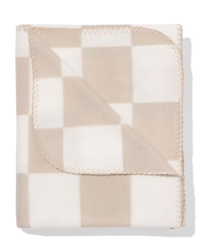 plaid 130 x 150 cm polaire damier - 7300001 - HEMA