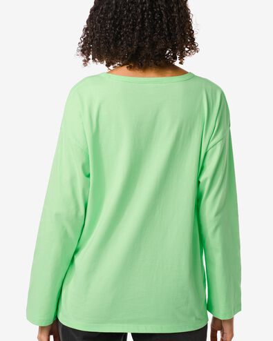 t-shirt femme Daisy vert S - 36258251 - HEMA