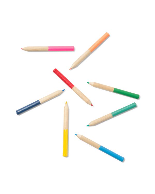 kleurpotloden hout - 8 stuks - 14250405 - HEMA