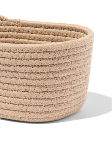 mand 23x11cm touw beige-bruin - 39800049 - HEMA