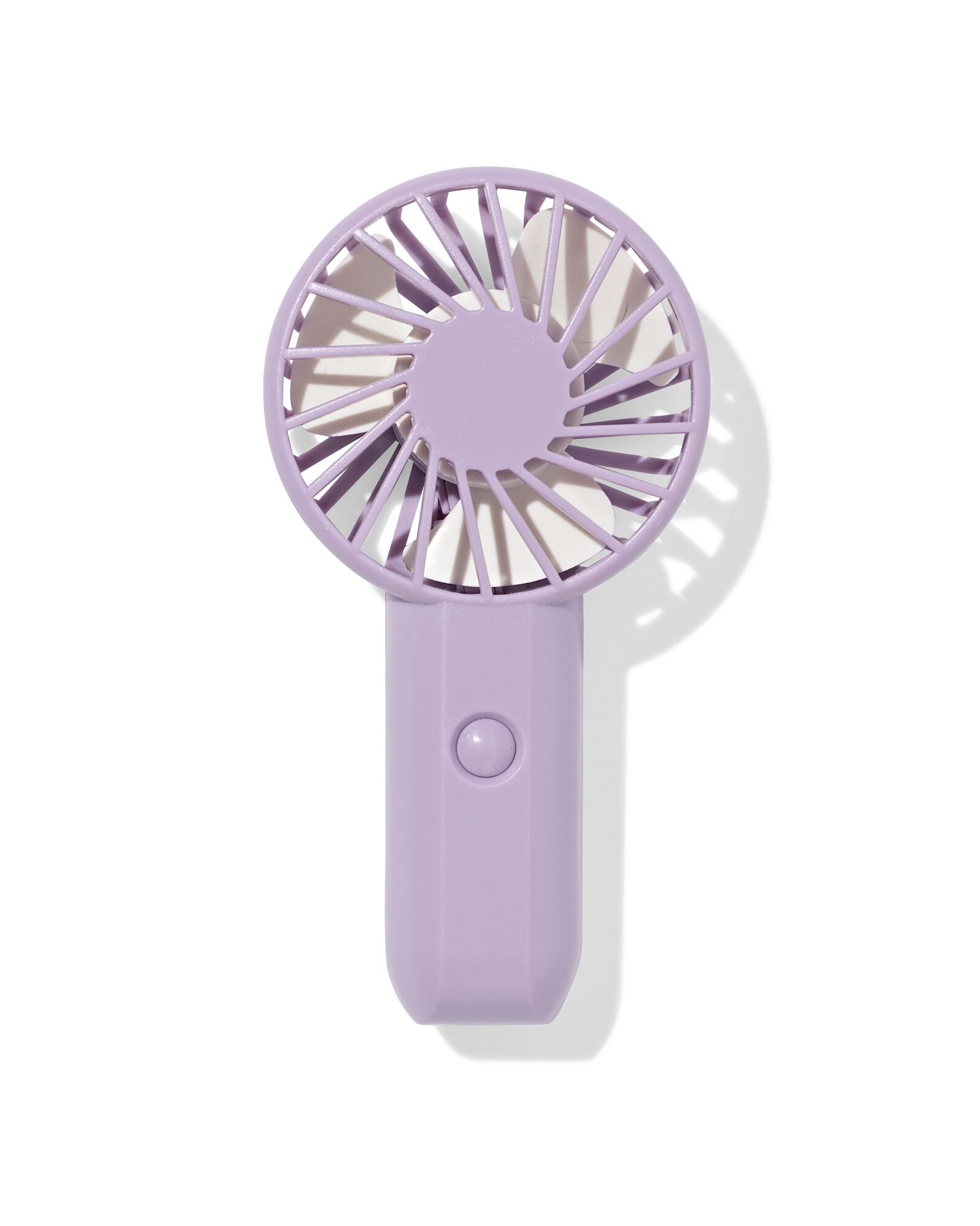 Wiederaufladbarer Handventilator, 7 &times; 22 cm, Violett - 41800436 - HEMA