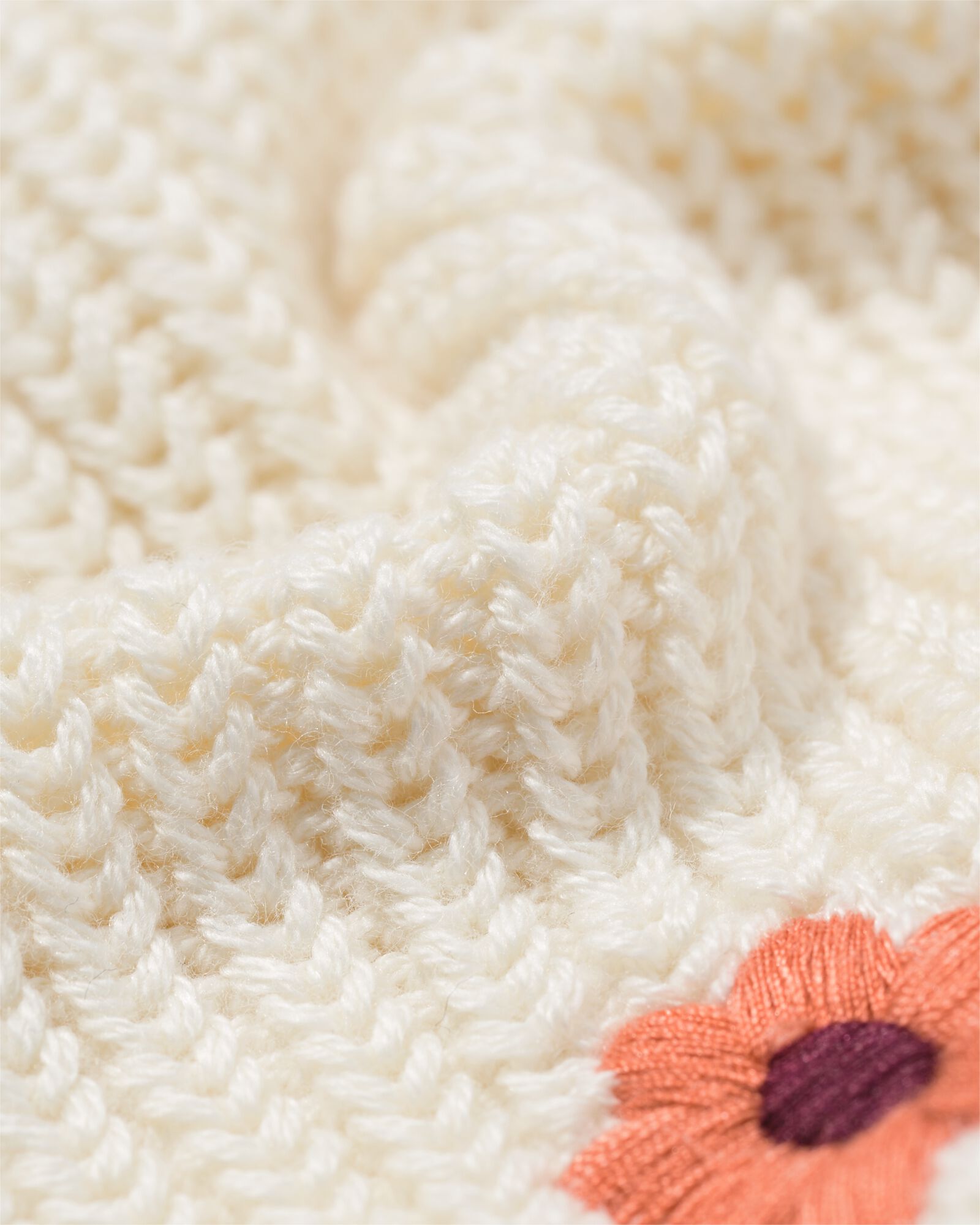 Babypullover mit Blumen ecru ecru - 33073570ECRU - HEMA