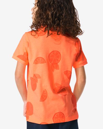 Kinder-Poloshirt, Orangen orange 110/116 - 30784168 - HEMA