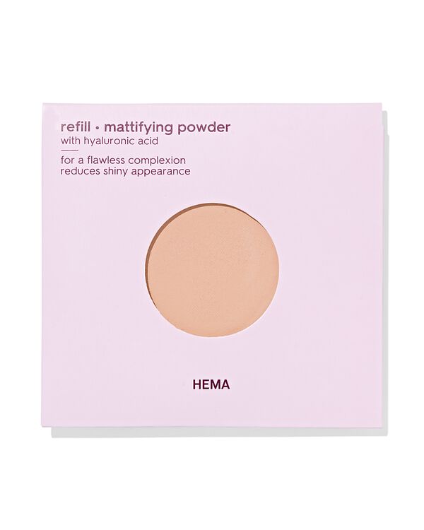 navulling mattifying powder 19 cool beige - 11290412 - HEMA
