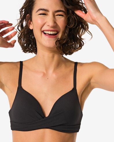 Damen-Bikinioberteil schwarz schwarz - 22351470BLACK - HEMA