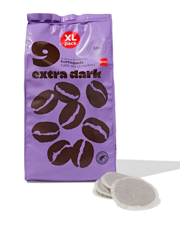 koffiepads extra dark - 56 stuks - 17150069 - HEMA