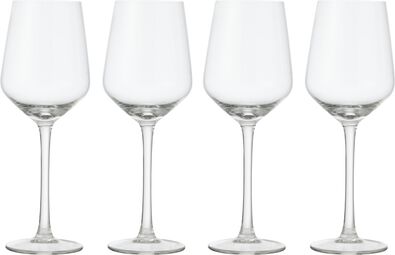 4-pak wittewijnglazen 350ml - 9401011 - HEMA