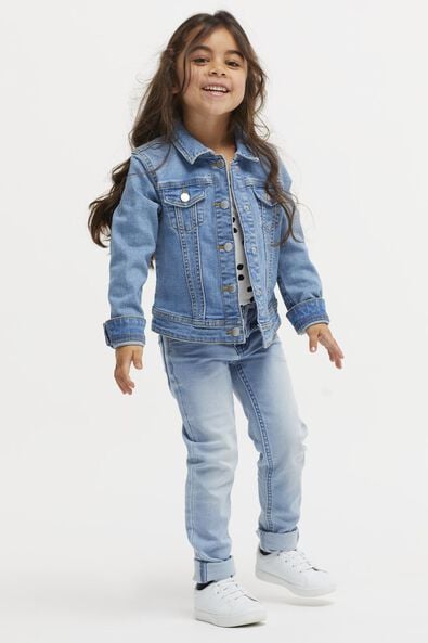 jean enfant - modèle skinny bleu clair - 1000026095 - HEMA