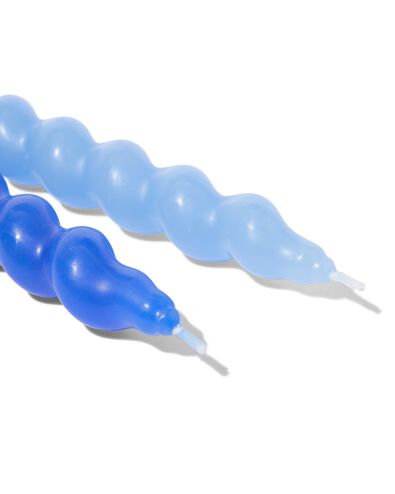 bougies torsad&eacute;es courtes vertes 2 pi&egrave;ces - 13506098 - HEMA