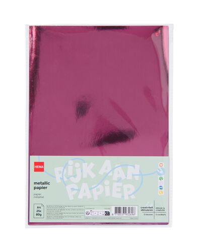 25er-Pack Metallic-Papier, DIN A4 - 15910059 - HEMA