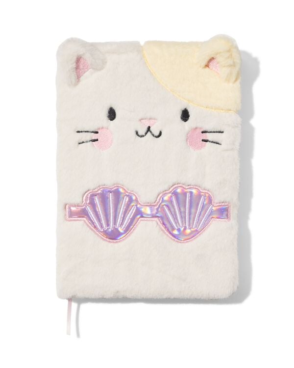 carnet de notes A5 lignes peluche - 14102203 - HEMA