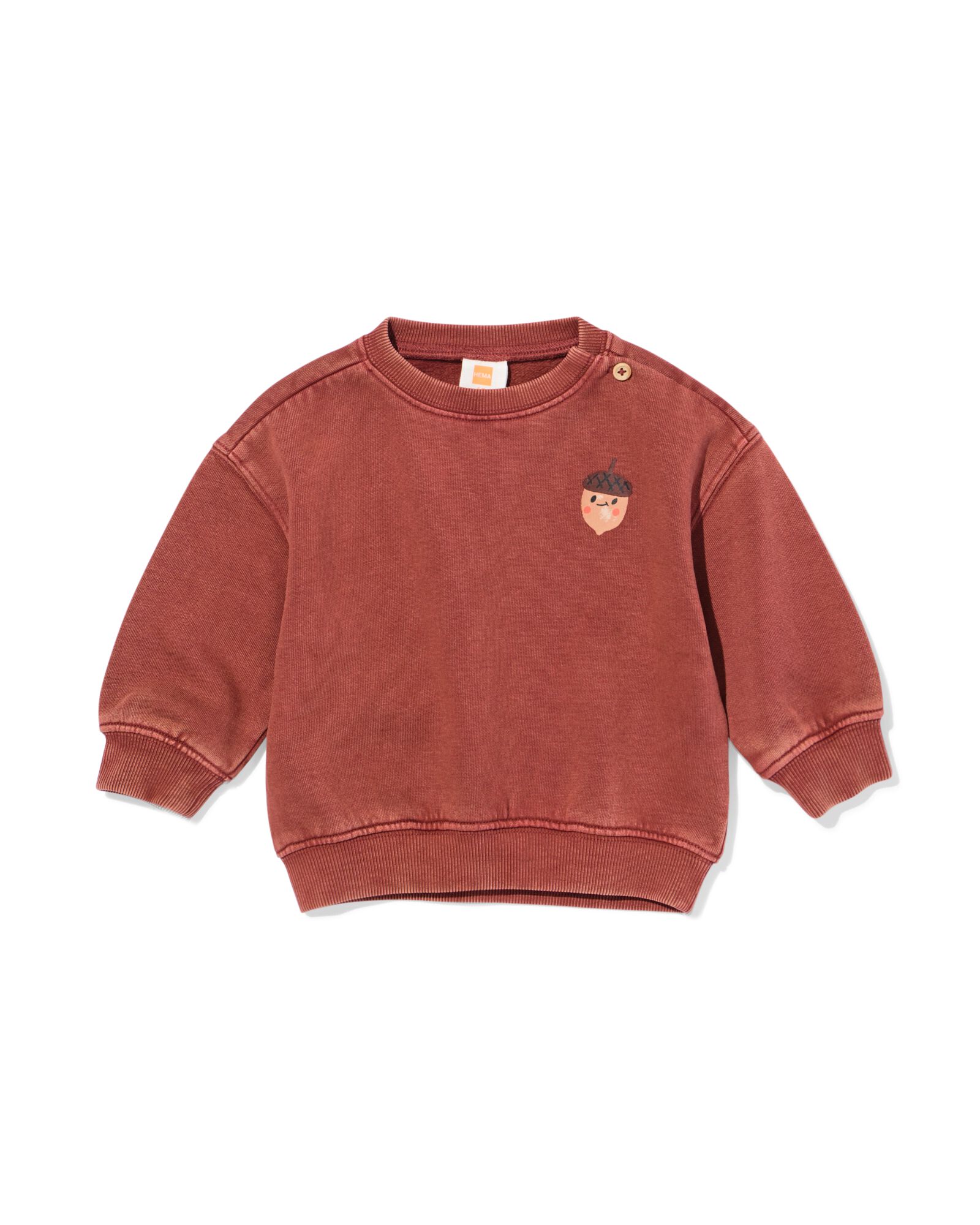 sweat b&eacute;b&eacute; rouge fonc&eacute; - 33179670DARKRED - HEMA