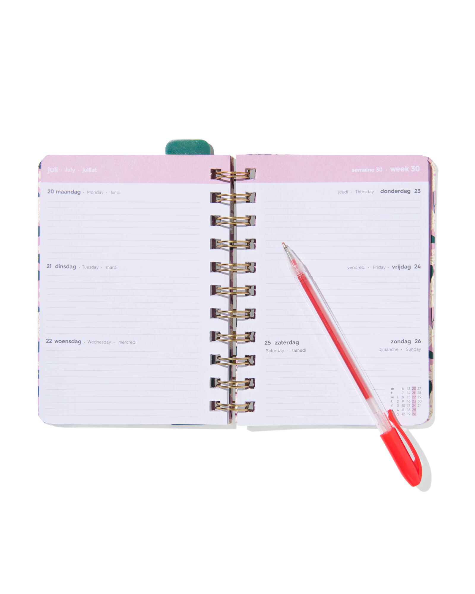 agenda 2026 A6 fleurs - 14500608 - HEMA