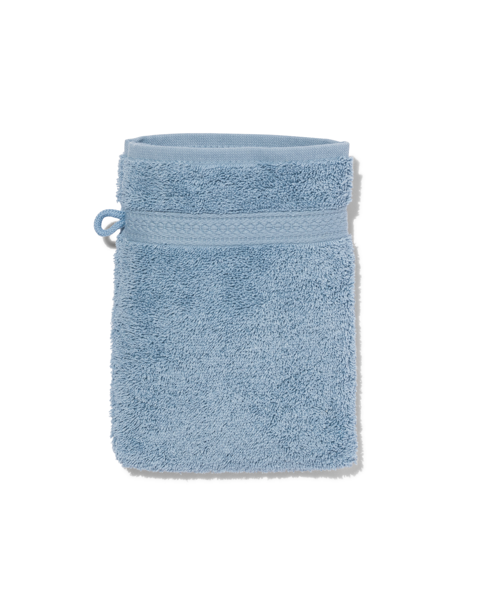 gant de toilette qualité épaisse bleu glacier bleu gant de toilette - 5230037 - HEMA