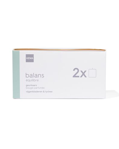 Duftkerze, XS, Balance &ndash; 2 St&uuml;ck - 13507503 - HEMA