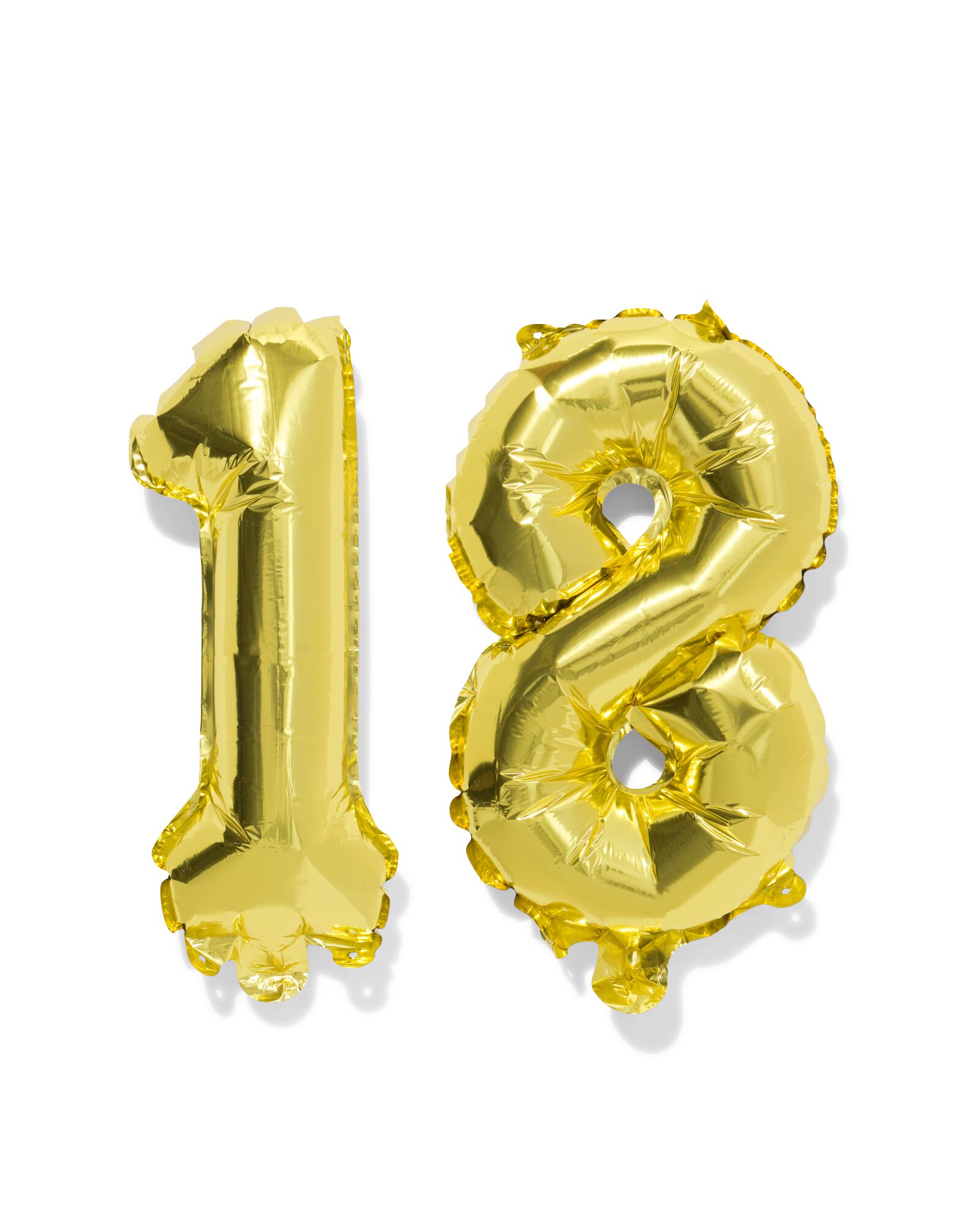 ballon aluminium num&eacute;ro 18 60cm dor&eacute; - 14260013 - HEMA