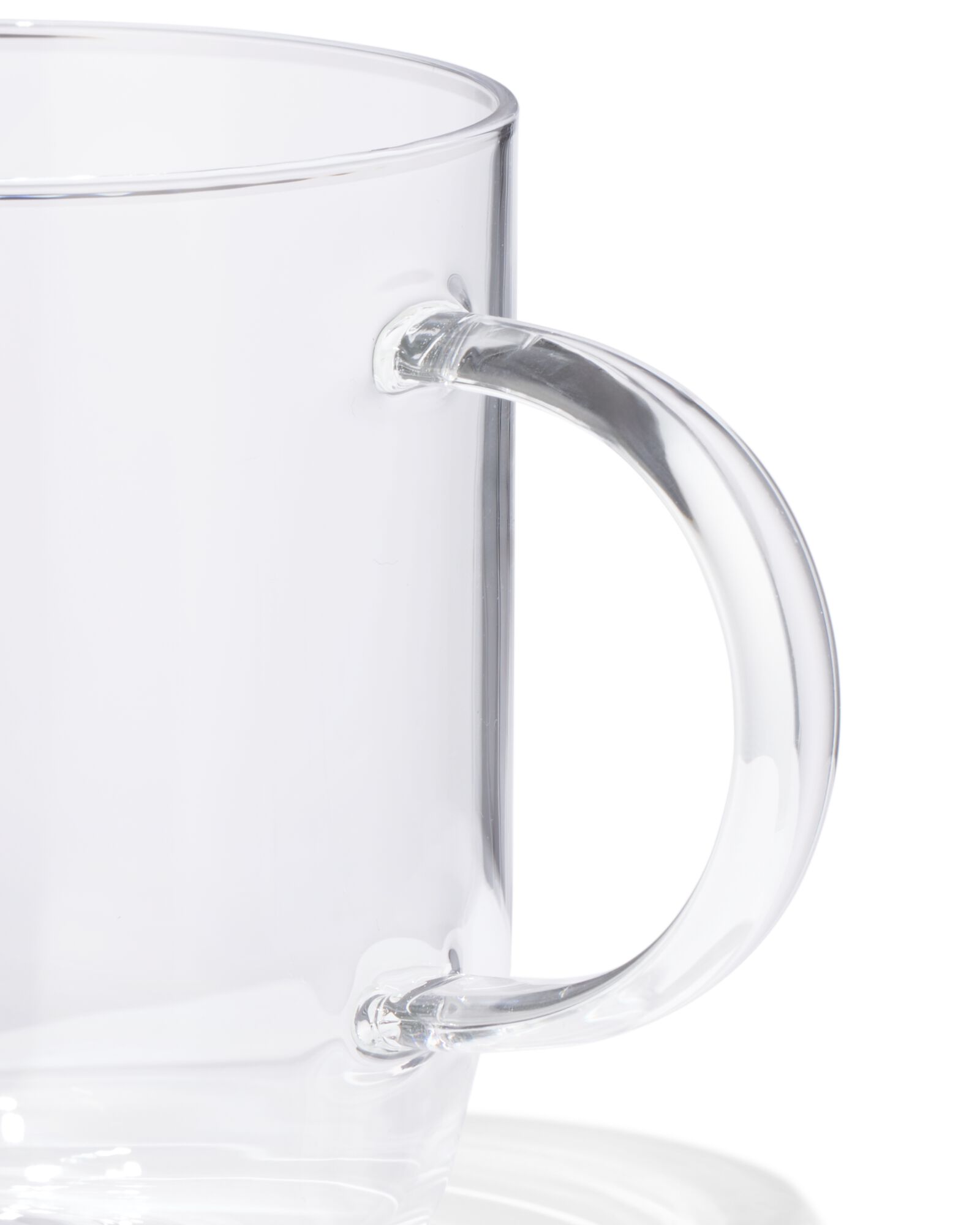 Cappuccinobecher 440 ml, Glas, transparent - 80660351 - HEMA