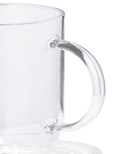 Cappuccinobecher 440 ml, Glas, transparent - 80660351 - HEMA