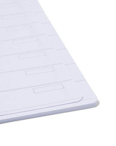 2 recharges planning hebdomadaire A5 pour carnet - 14170084 - HEMA