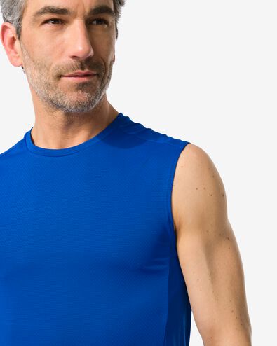 débardeur de sport homme bleu XL - 36030506 - HEMA
