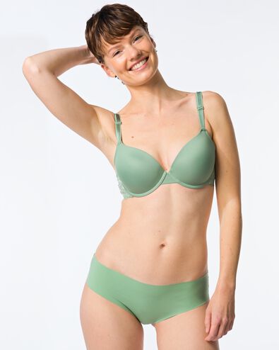 damesbrazilian micro met kant groen groen - 19600924GREEN - HEMA