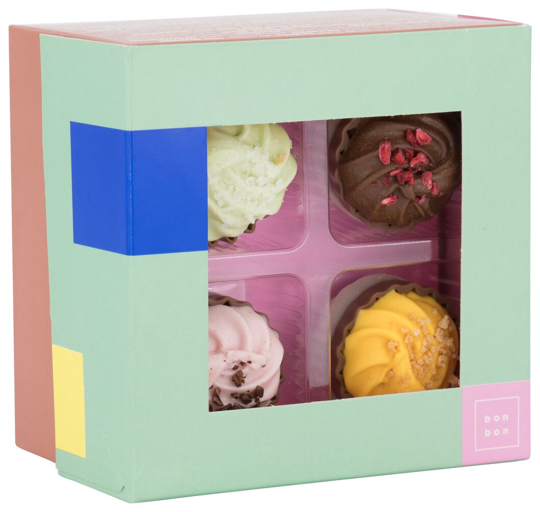 strategie wit stad bonbons cupcake - 8 stuks - HEMA