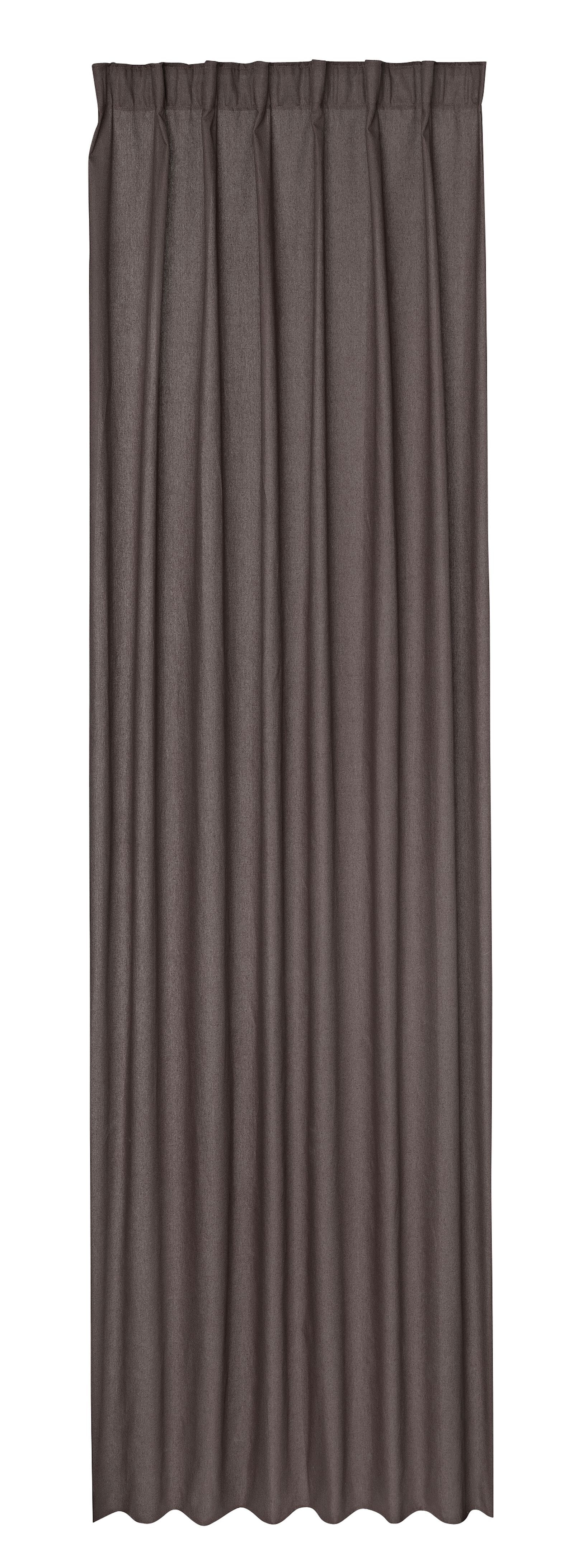 rideau pr&ecirc;t-&agrave;-poser avec ruban plisseur anthracite - 7632123 - HEMA