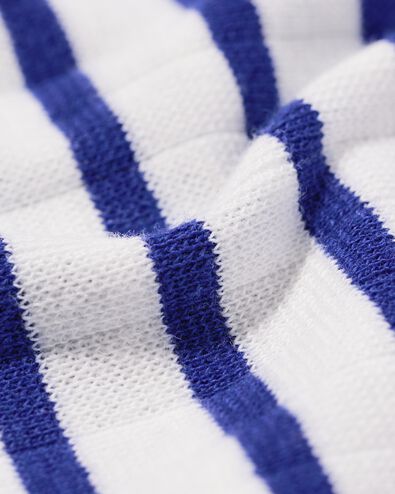 pantalon Noel larges rayures femme bleu cobalt - 36269475COBALTBLUE - HEMA