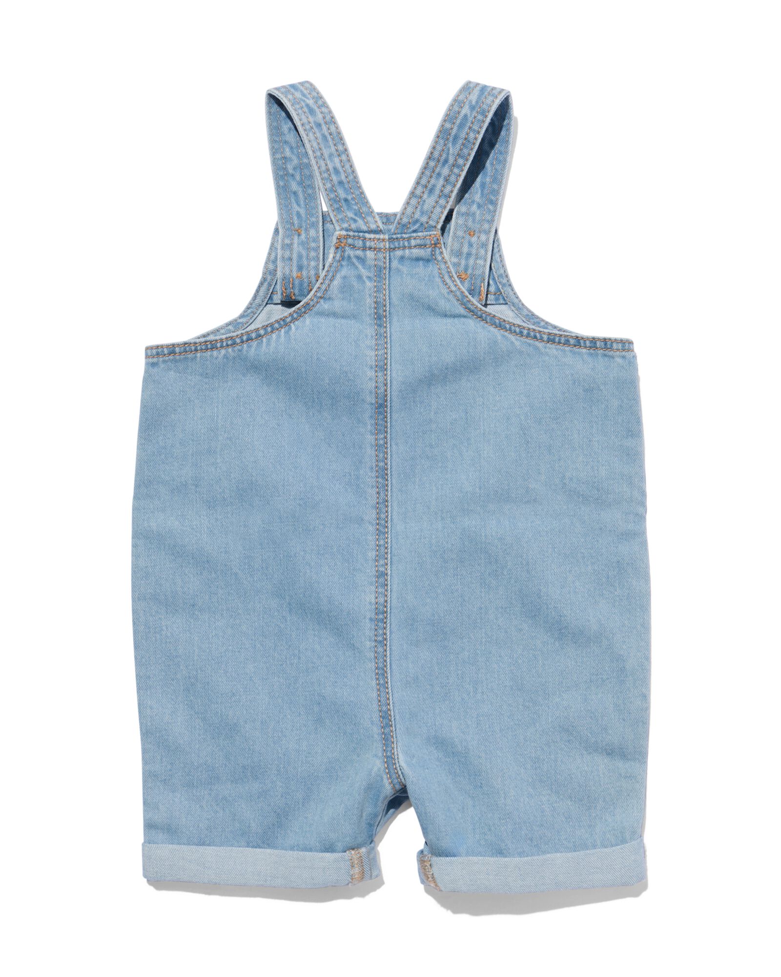 salopette courte b&eacute;b&eacute; denim denim - 33101450DENIM - HEMA