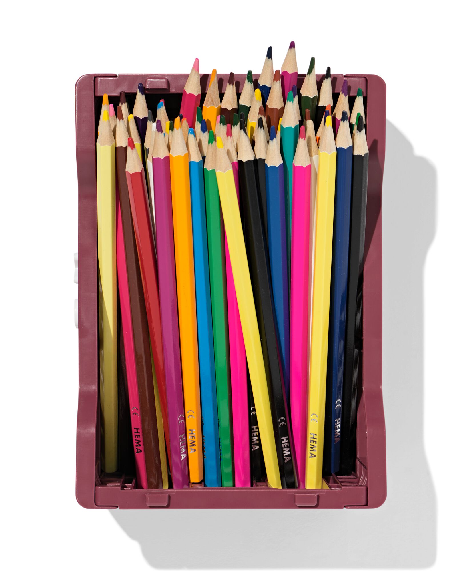 klapkrat letterbord recycled bordeauxrood XS  13 x 18 x 8 - 39811083 - HEMA