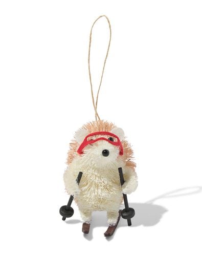 kersthanger 7.9cm sisal egel - 25100245 - HEMA