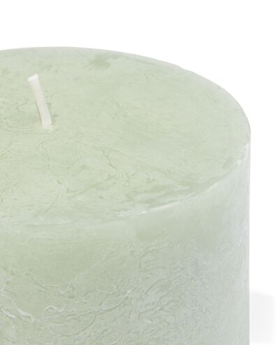 rustikale Kerze, &Oslash; 10 x 10 cm, hellgr&uuml;n hellgr&uuml;n 10 x 10 - 13503169 - HEMA