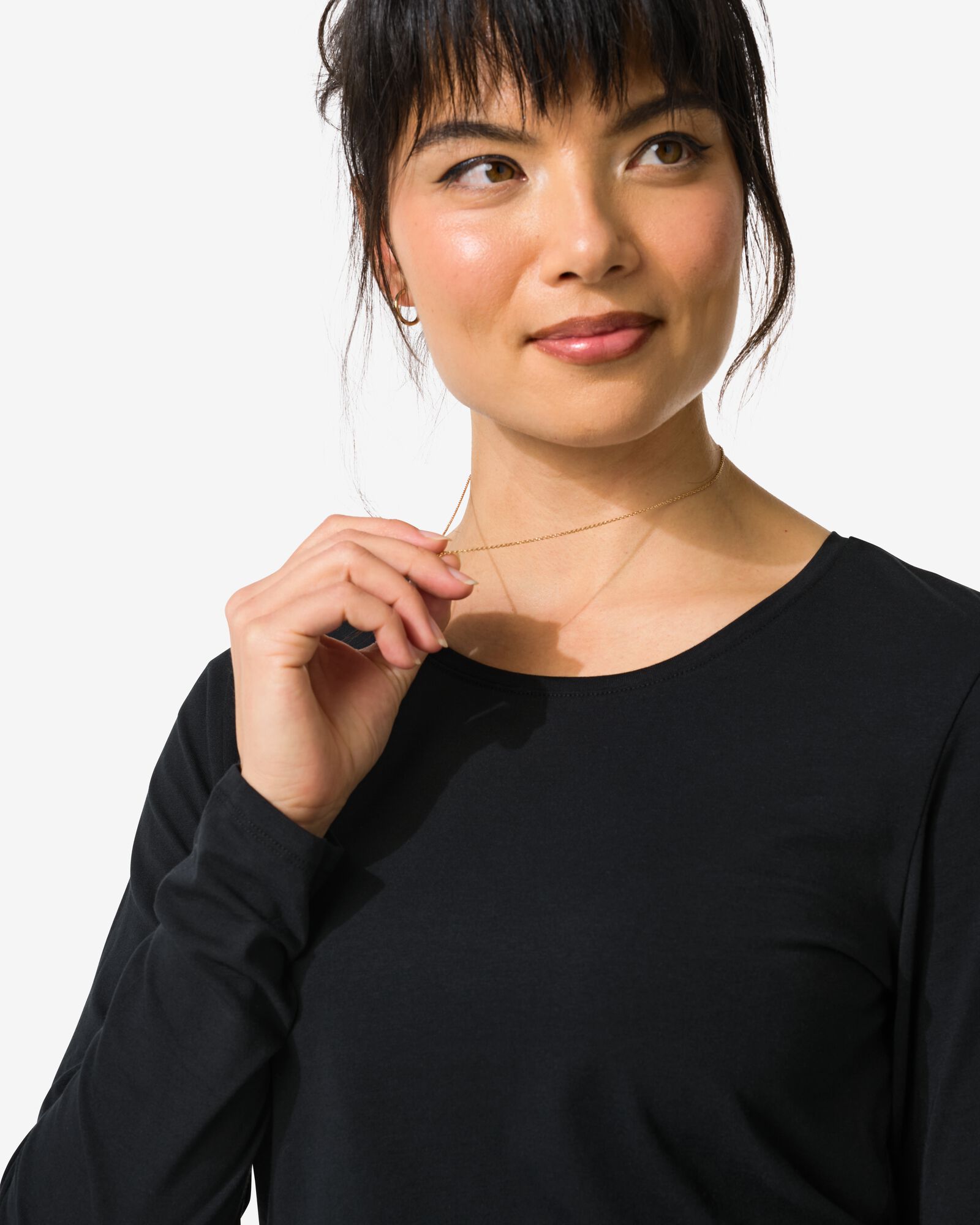 Damen-T-Shirt, Basic, Rundhalsausschnitt rosa - 36396006PINK - HEMA