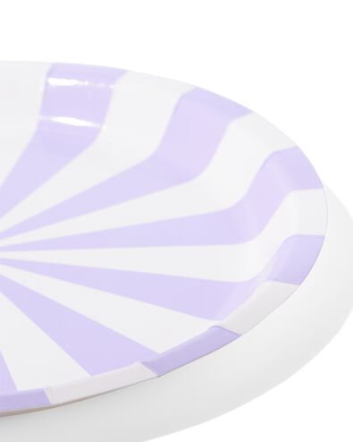 assiette en papier &Oslash;22,5cm couleur - 8 pi&egrave;ces - 14250082 - HEMA