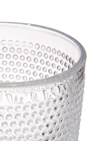verre &agrave; eau Bergen boules relief 270ml - 9402009 - HEMA