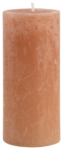 bougie rustique - Ø5x11 - terracotta terra 5 x 11 - 13502569 - HEMA