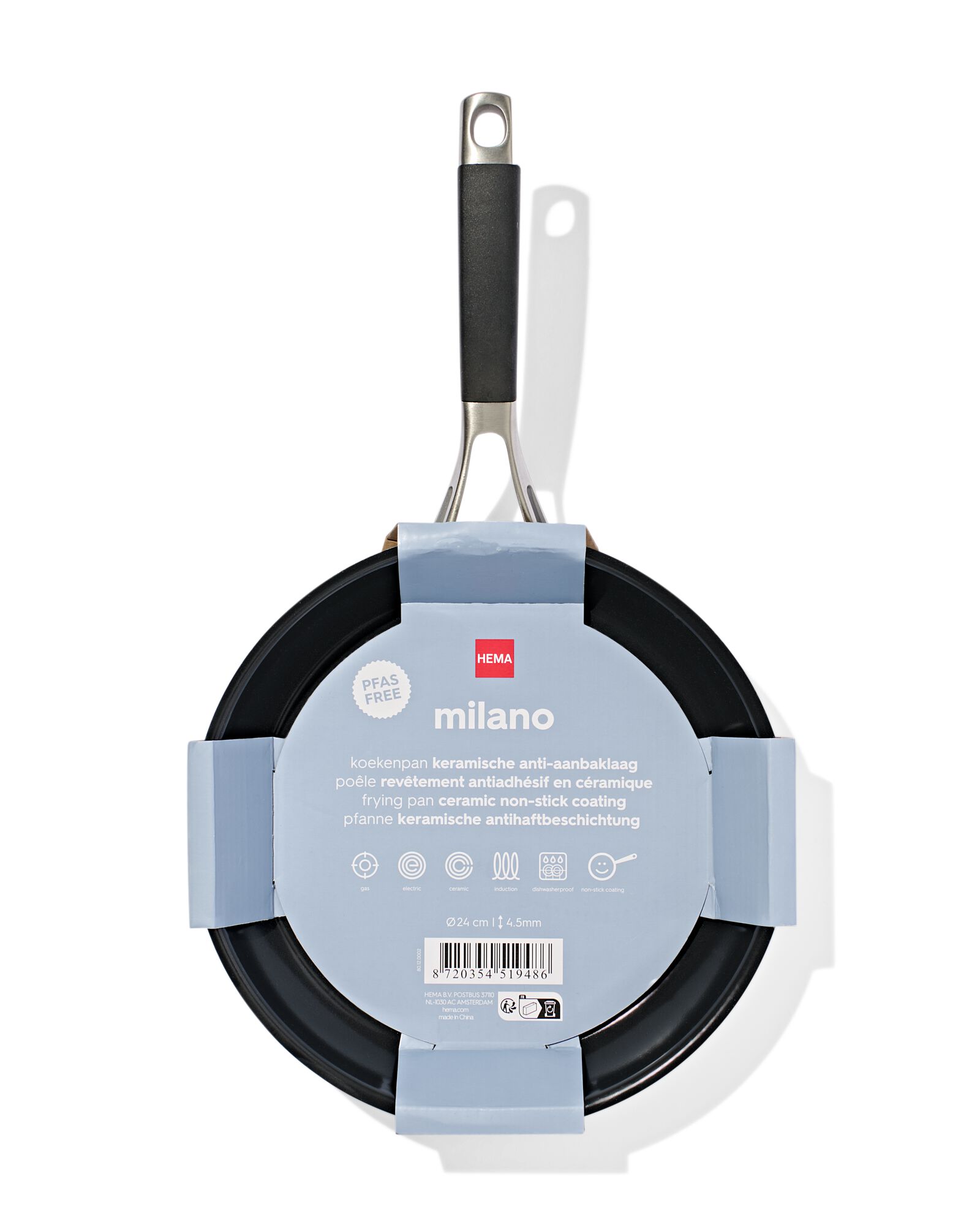 pan Ø24cm Milano PFAS vrij